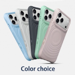 Liquid Silicone Phone case with magnetic for iPhone 17 Promax Pro Air