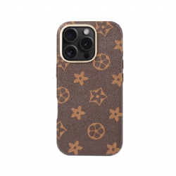 Customized Logo PU pattern Leather Phone Sublimation Anti-fall Case for iPhone 12 13 14 15 16 17
