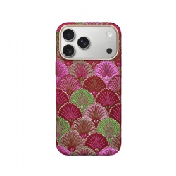Embroidery Pattern PU Leather Phone Case - Shockproof, Magnetic, Custom for iPhone 12/13/14/15/16/17