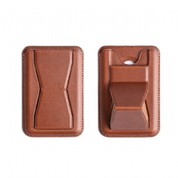 Magnetic Crazy Horse Oil Wax Leather Card Holder Wallet with Stand for iPhone